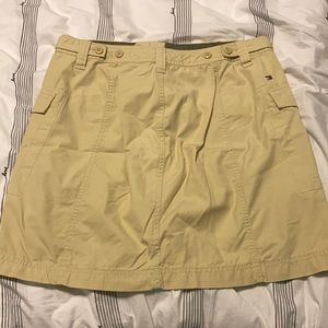 Tan cargo type skirt